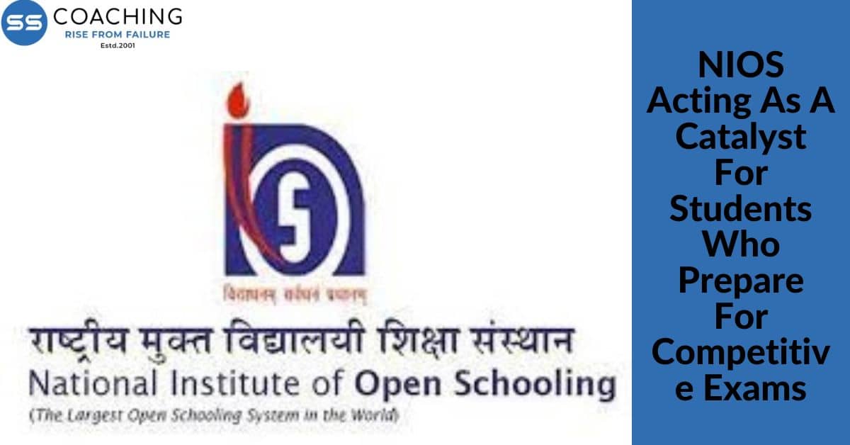 NIOS acting as a catalyst for students who prepare for competitive exams